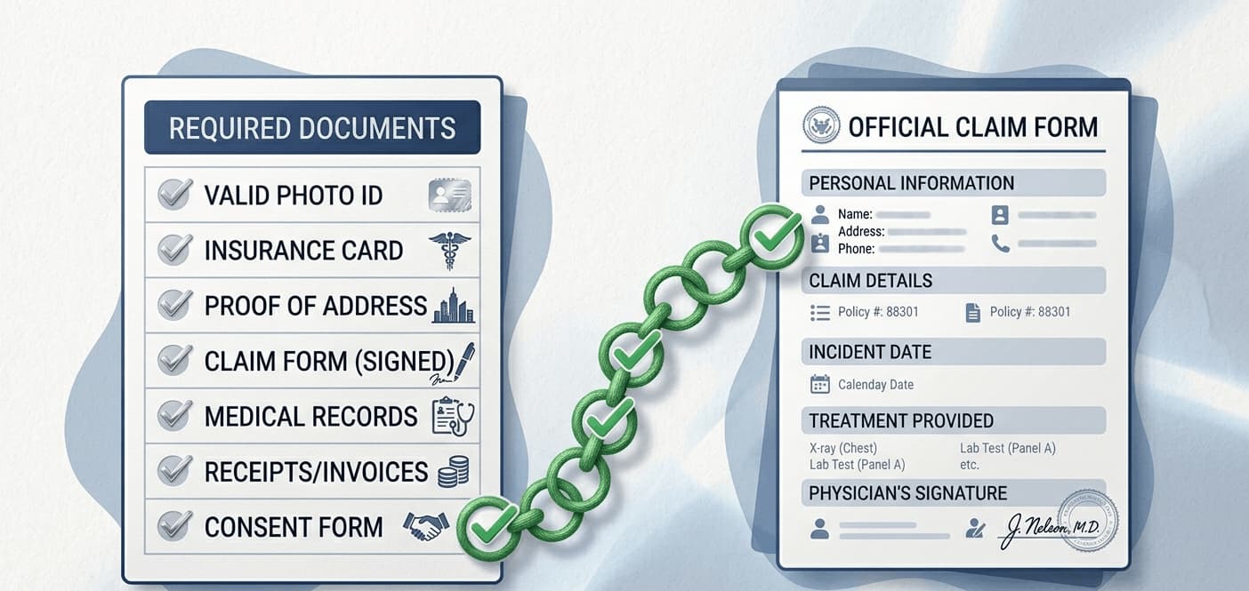 DME billing documentation checklist showing SWO, LCD criteria, prior auth, and proof of delivery requirements