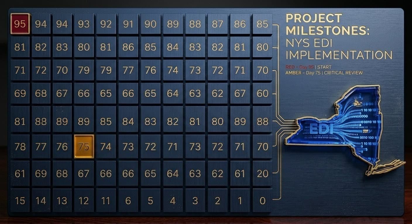 NY workers comp 95-day timely filing deadline electronic billing EDI compliance chart