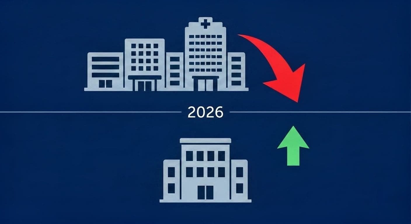 2026 CMS rule cuts facility cardiology reimbursement while office-based pay rises